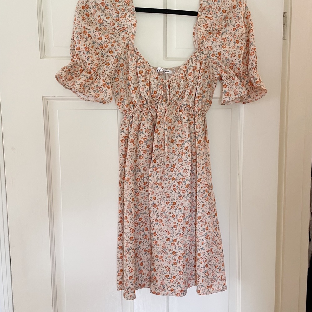Reformation floral mini dress